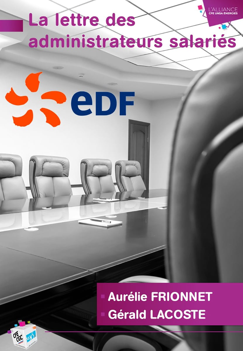 Lettre administrateurs salariés EDF