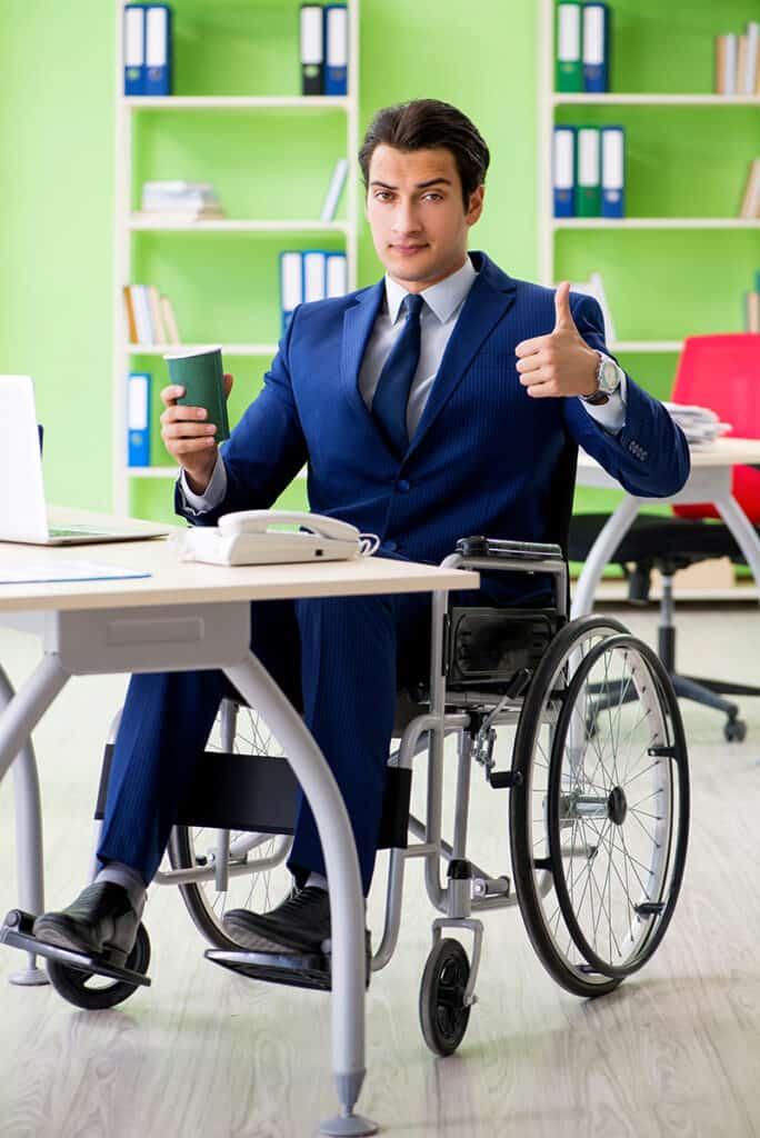 Handicap travail fauteuil roulant