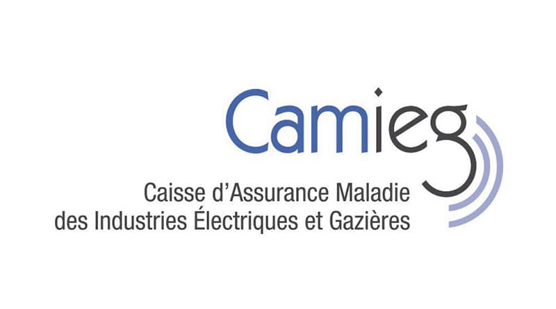 Logo de la Camieg la caisse d'assurance maladie des IEG