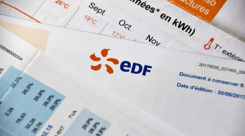 Factures d'électricité EDF