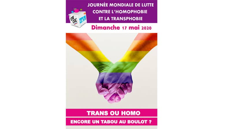 Journee Mondiale De Lutte Contre L Homophobie La Transphobie