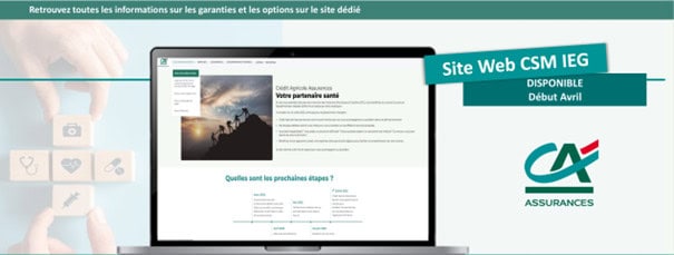 Copie ecran du site Web CSM IEG